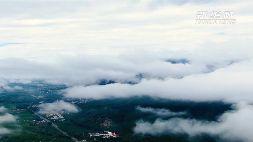 美不胜收！北京延庆雨后初晴观云海