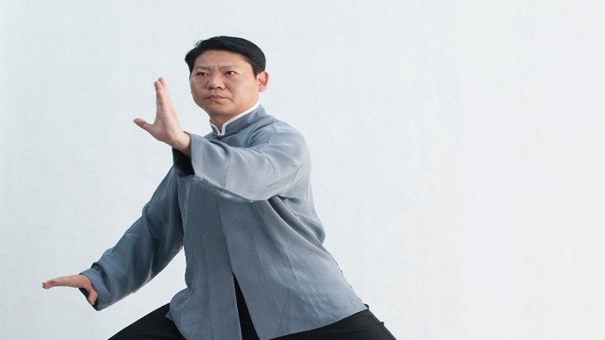 元海太极十六式第十三式二郎担山